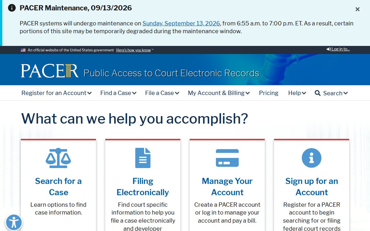 Gratiot County arrest warrant search contrast with the federal PACER public access system